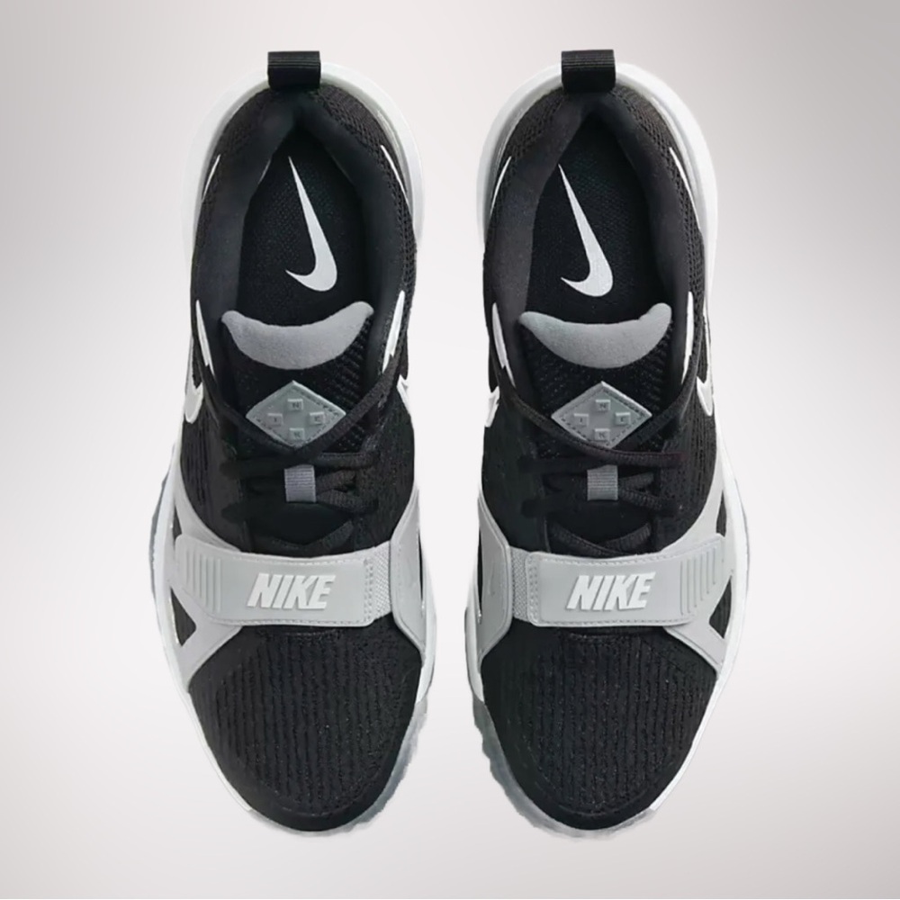 Nike Air Zoom Diamond Elite Turf Baseball Shoes Black Grey Men’s Sz 7 NEW - Picture 5 of 6